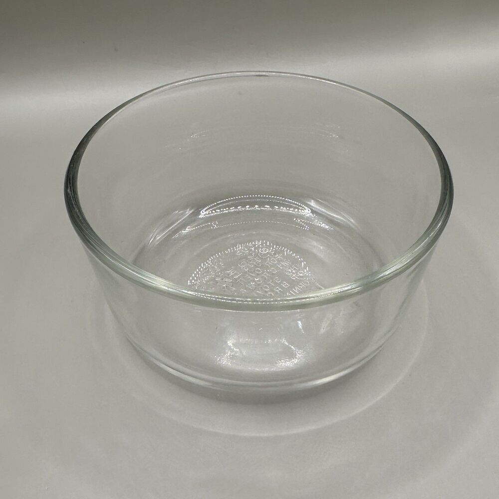 Vtg Pyrex 7200 B-17 2 Cup Glass Bowl Replacement Cereal Dish Clear